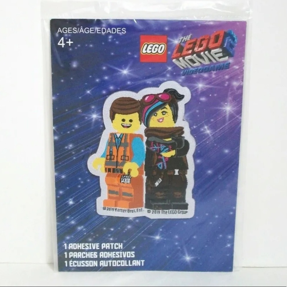 New The LEGO Movie 2 Game Exclusive 2019 Adhesive Patch Bonus